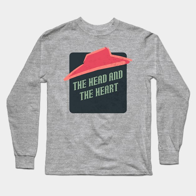 the head and the heart Long Sleeve T-Shirt by Bike Ilustrada